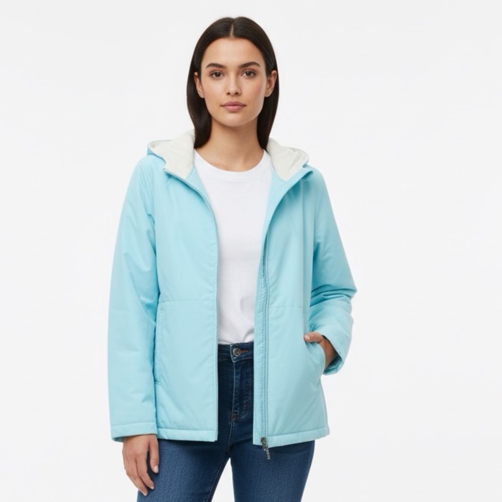 Blue Jacket with Fuzzy Lining